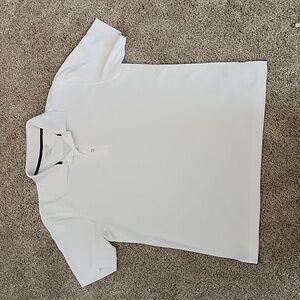 Mens white polo